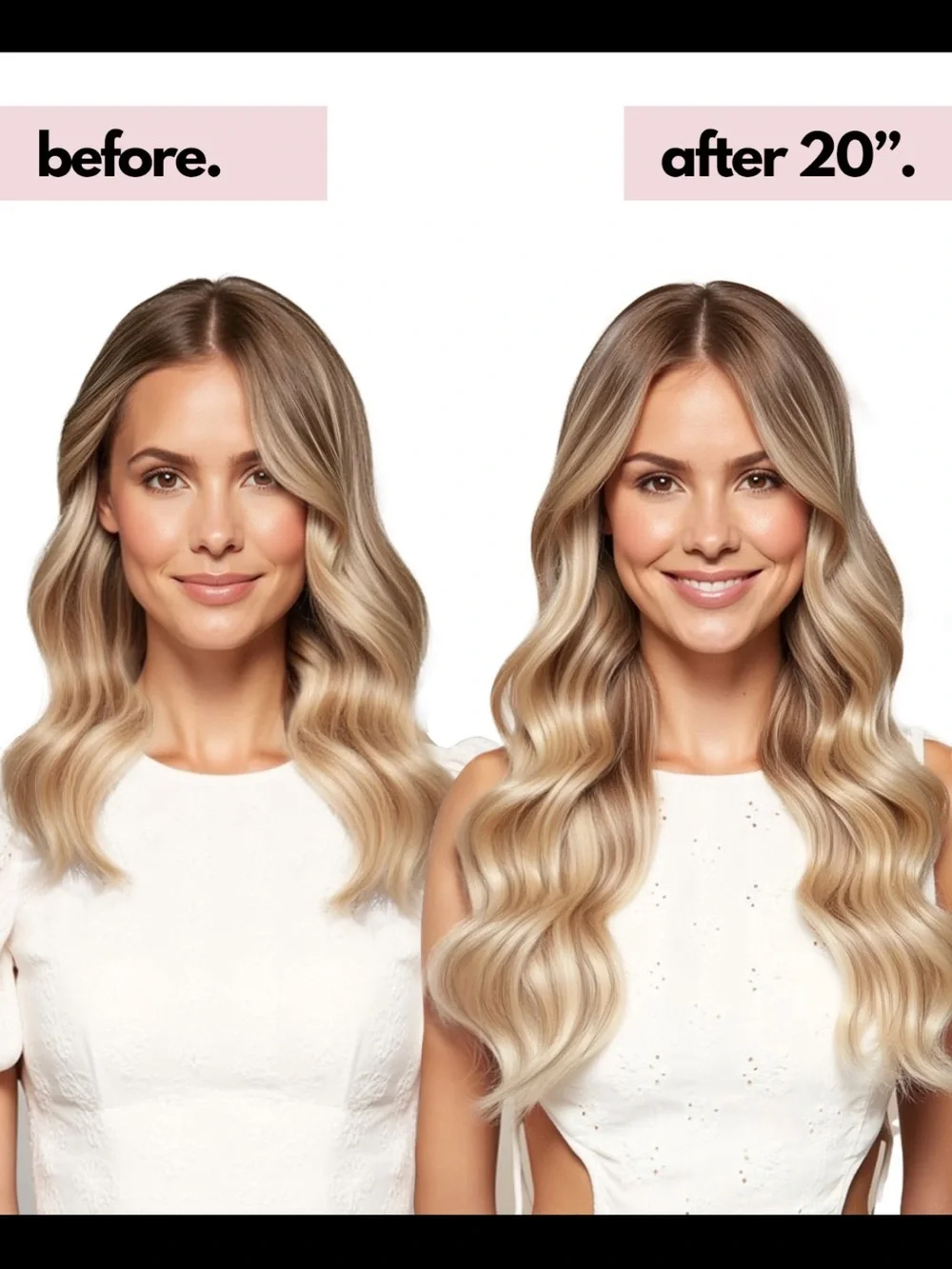 Irresistible Me 16” 140g Human Hair Clip-In Extensions Blonde 8-Piece